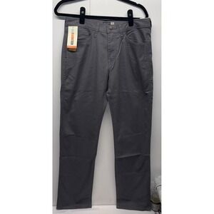 DOCKERS Men's All Seasons Tech Jean Cut Stright Fit Pants‎ 30x30 New Gray